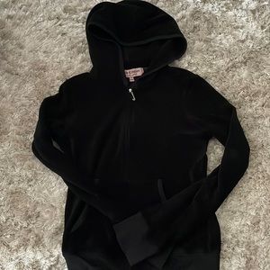 Black juicy couture zip up